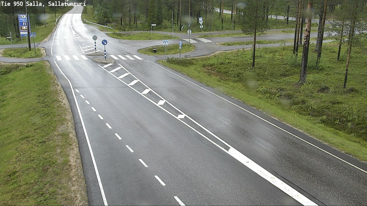 Weather Camera Image Väg 950 Salla, Sallatunturi, Salla, Lappi