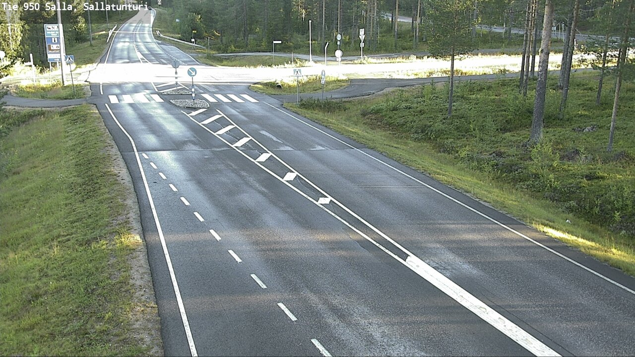 Weather Camera Image Road 950 Salla, Sallatunturi, Salla, Lappi