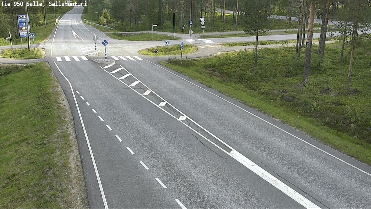 Weather Camera Image Väg 950 Salla, Sallatunturi, Salla, Lappi