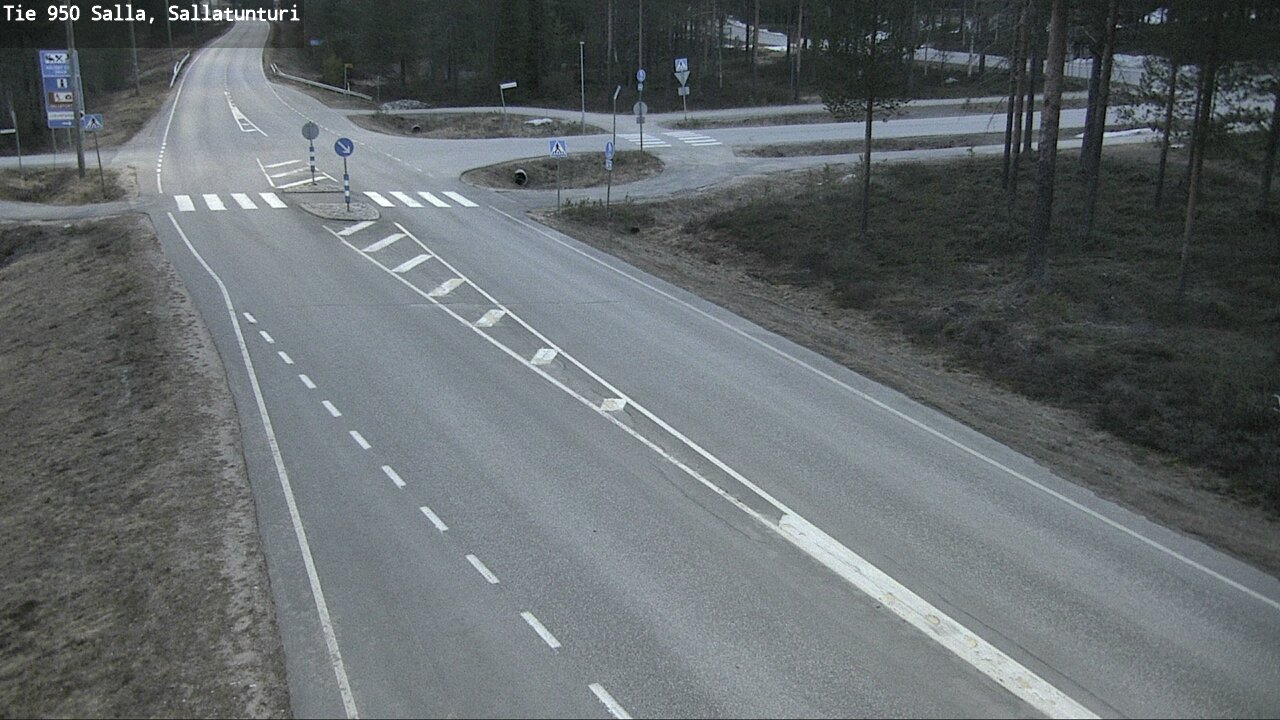 Weather Camera Image Väg 950 Salla, Sallatunturi, Salla, Lappi