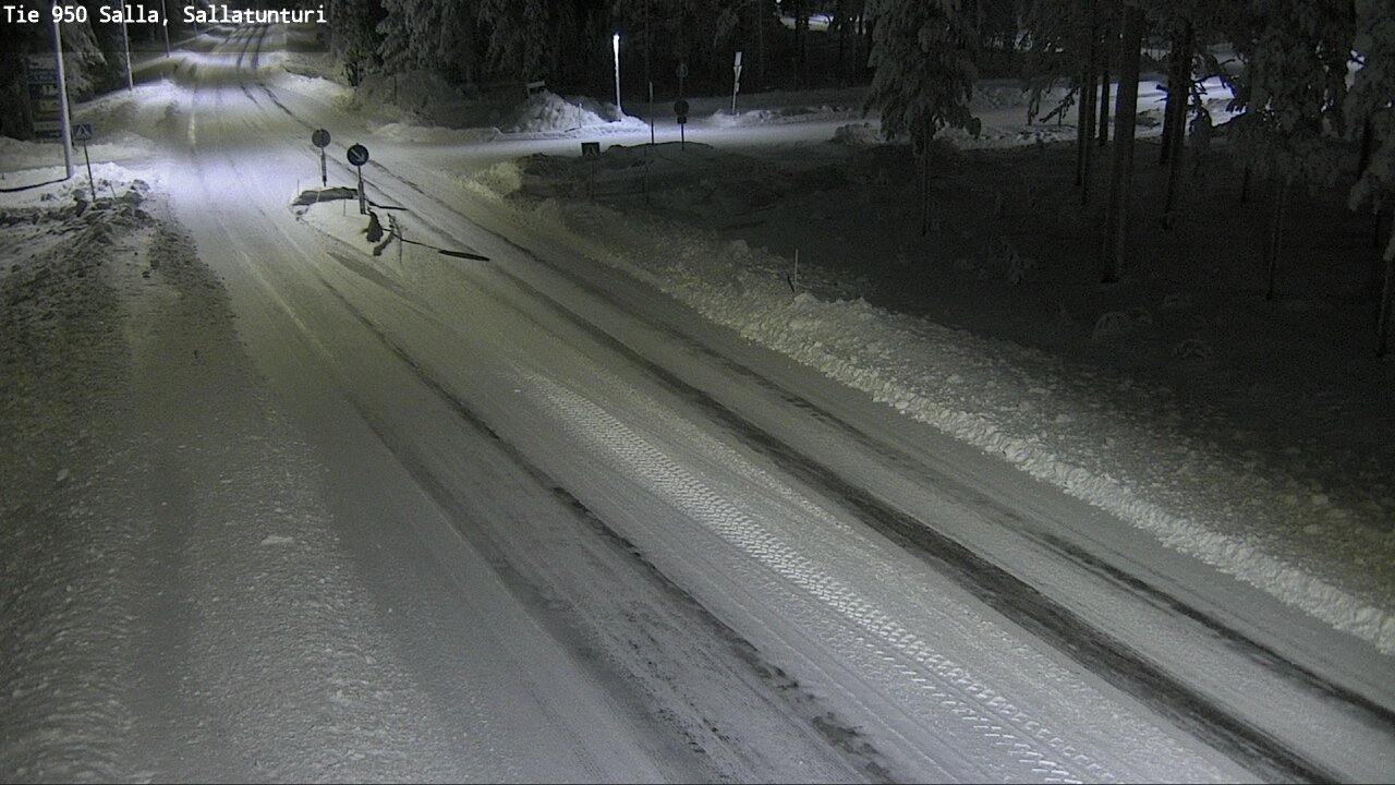 Kelikamerat Kuva Tie 950 Salla, Sallatunturi, Salla, Lappi