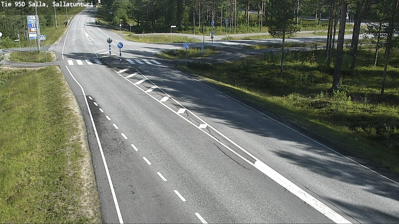 Weather Camera Image Väg 950 Salla, Sallatunturi, Salla, Lappi