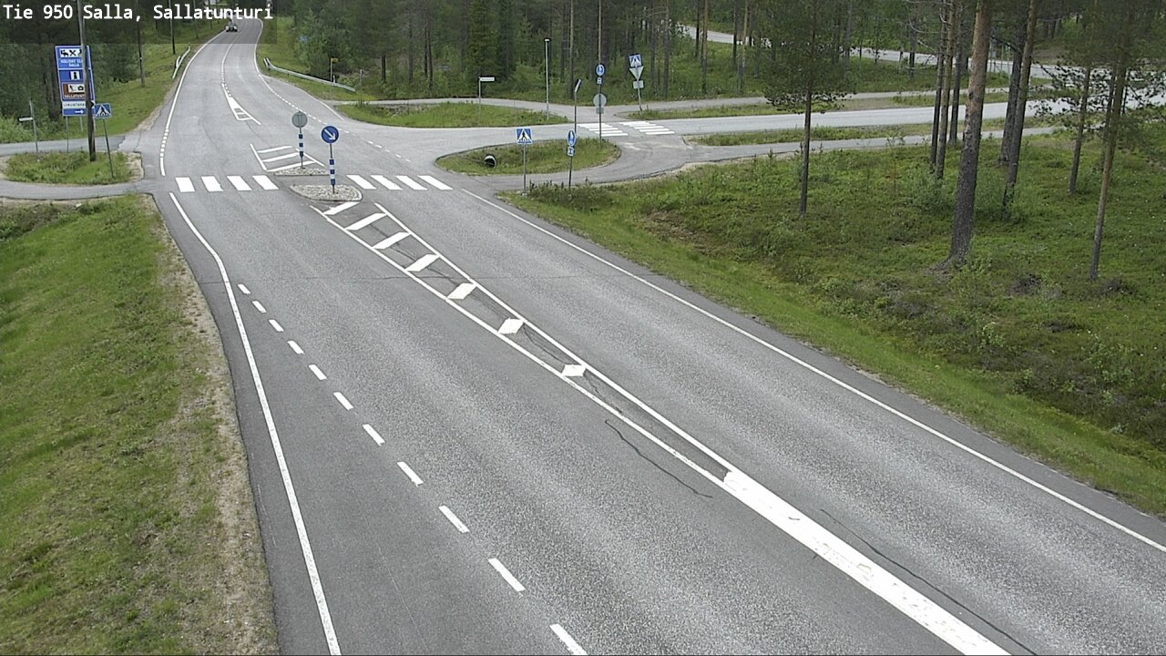 Weather Camera Image Väg 950 Salla, Sallatunturi, Salla, Lappi