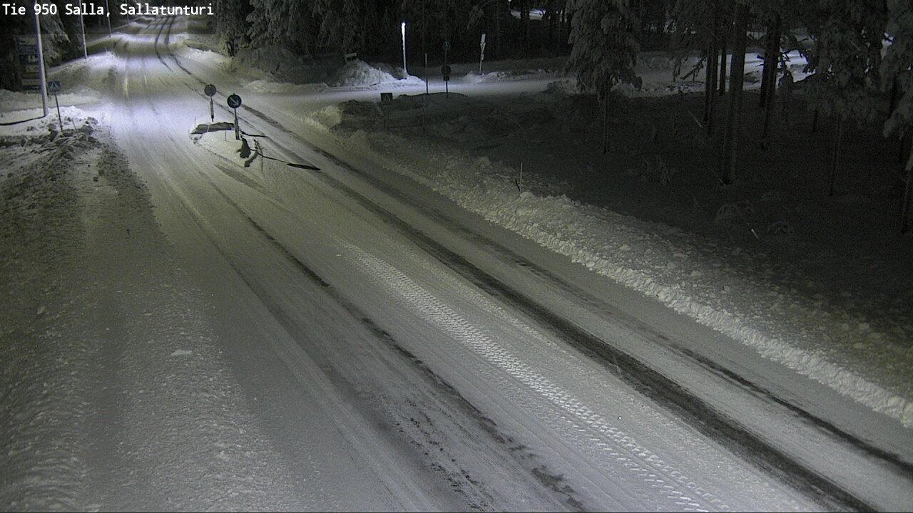 Kelikamerat Kuva Tie 950 Salla, Sallatunturi, Salla, Lappi