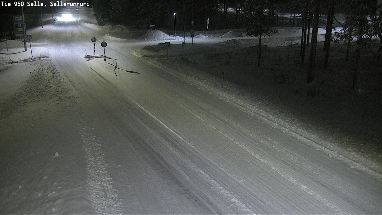 Weather Camera Image Road 950 Salla, Sallatunturi, Salla, Lappi