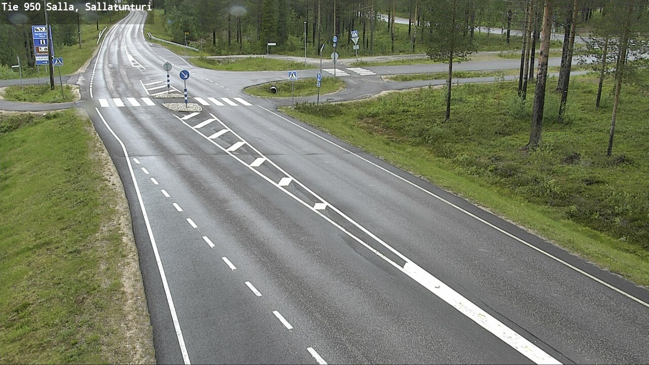 Weather Camera Image Väg 950 Salla, Sallatunturi, Salla, Lappi