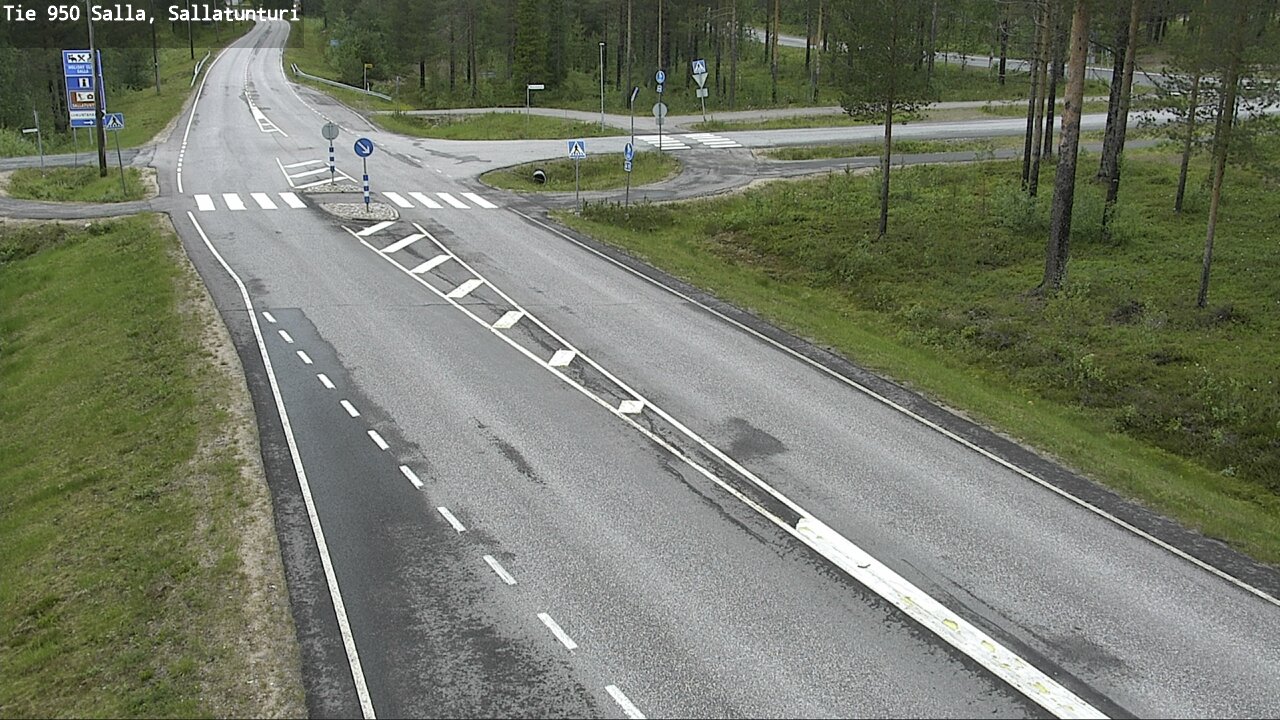 Weather Camera Image Väg 950 Salla, Sallatunturi, Salla, Lappi