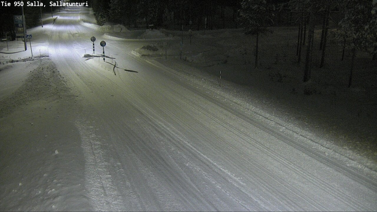 Weather Camera Image Road 950 Salla, Sallatunturi, Salla, Lappi