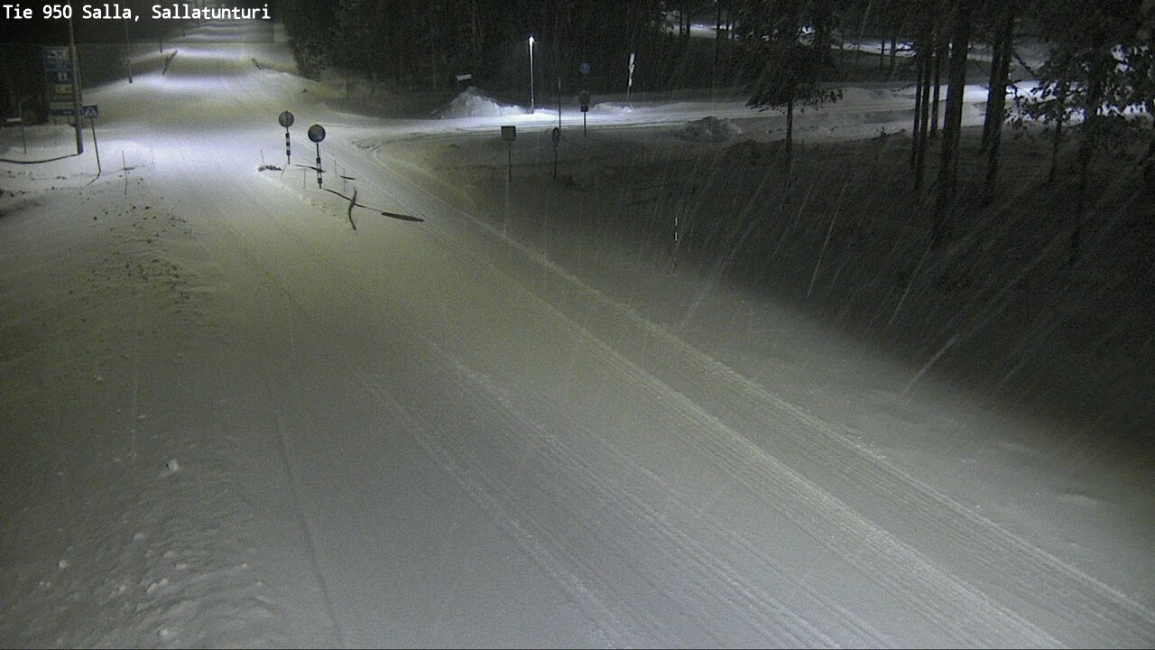 Weather Camera Image Road 950 Salla, Sallatunturi, Salla, Lappi