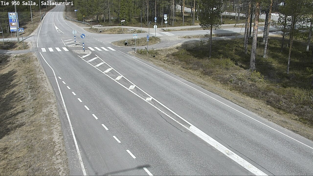 Weather Camera Image Väg 950 Salla, Sallatunturi, Salla, Lappi