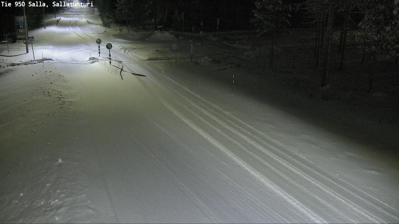Weather Camera Image Road 950 Salla, Sallatunturi, Salla, Lappi