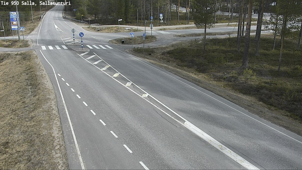 Weather Camera Image Väg 950 Salla, Sallatunturi, Salla, Lappi