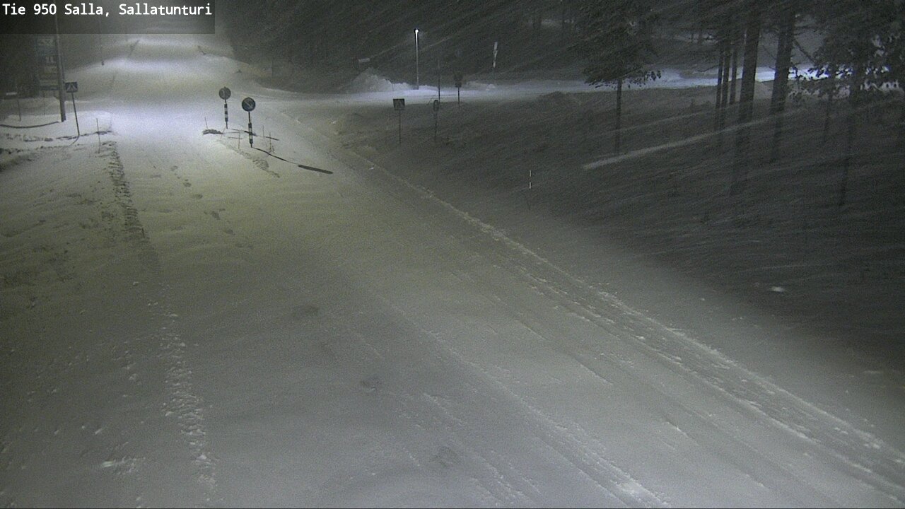 Weather Camera Image Road 950 Salla, Sallatunturi, Salla, Lappi