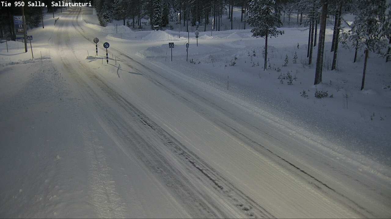Weather Camera Image Road 950 Salla, Sallatunturi, Salla, Lappi