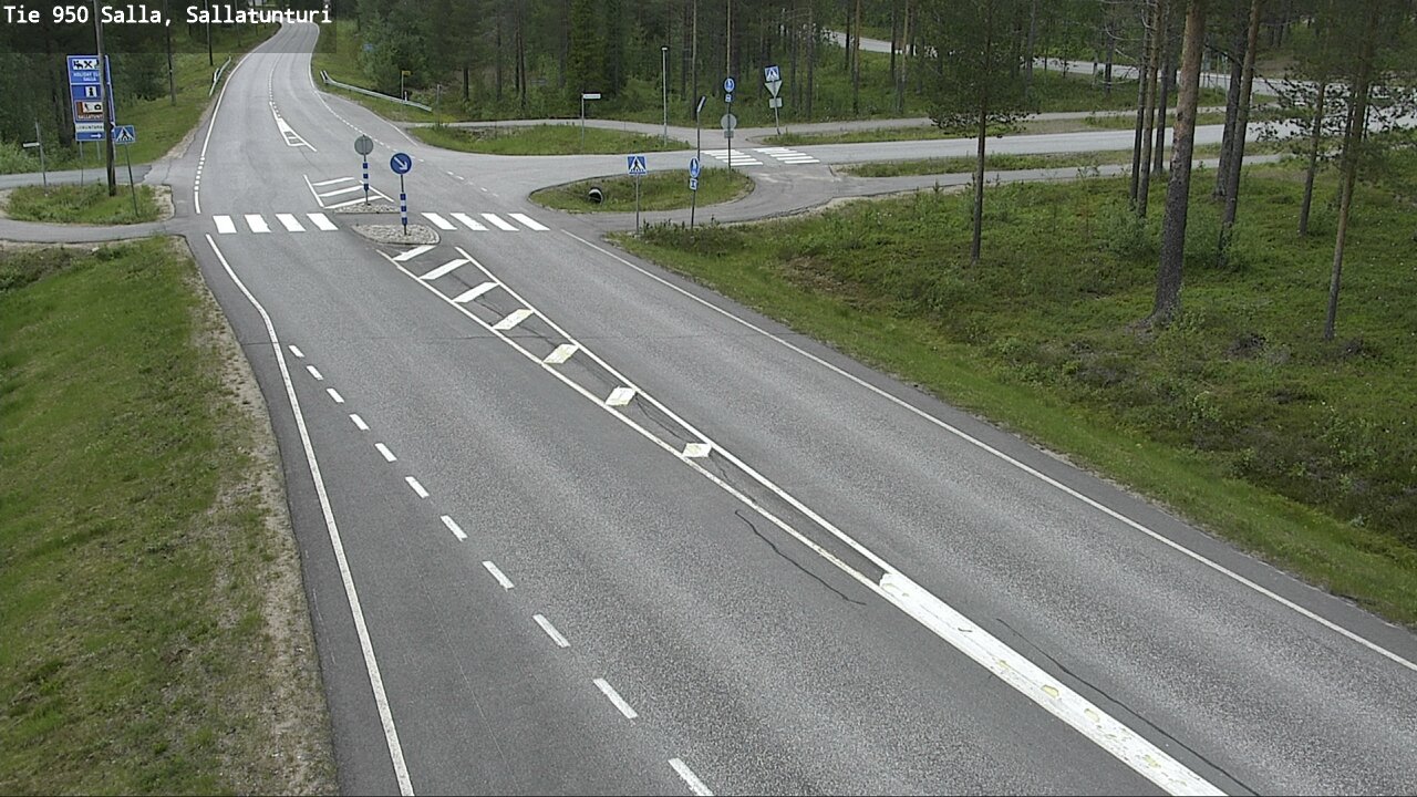 Weather Camera Image Väg 950 Salla, Sallatunturi, Salla, Lappi