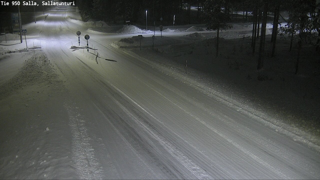 Weather Camera Image Road 950 Salla, Sallatunturi, Salla, Lappi