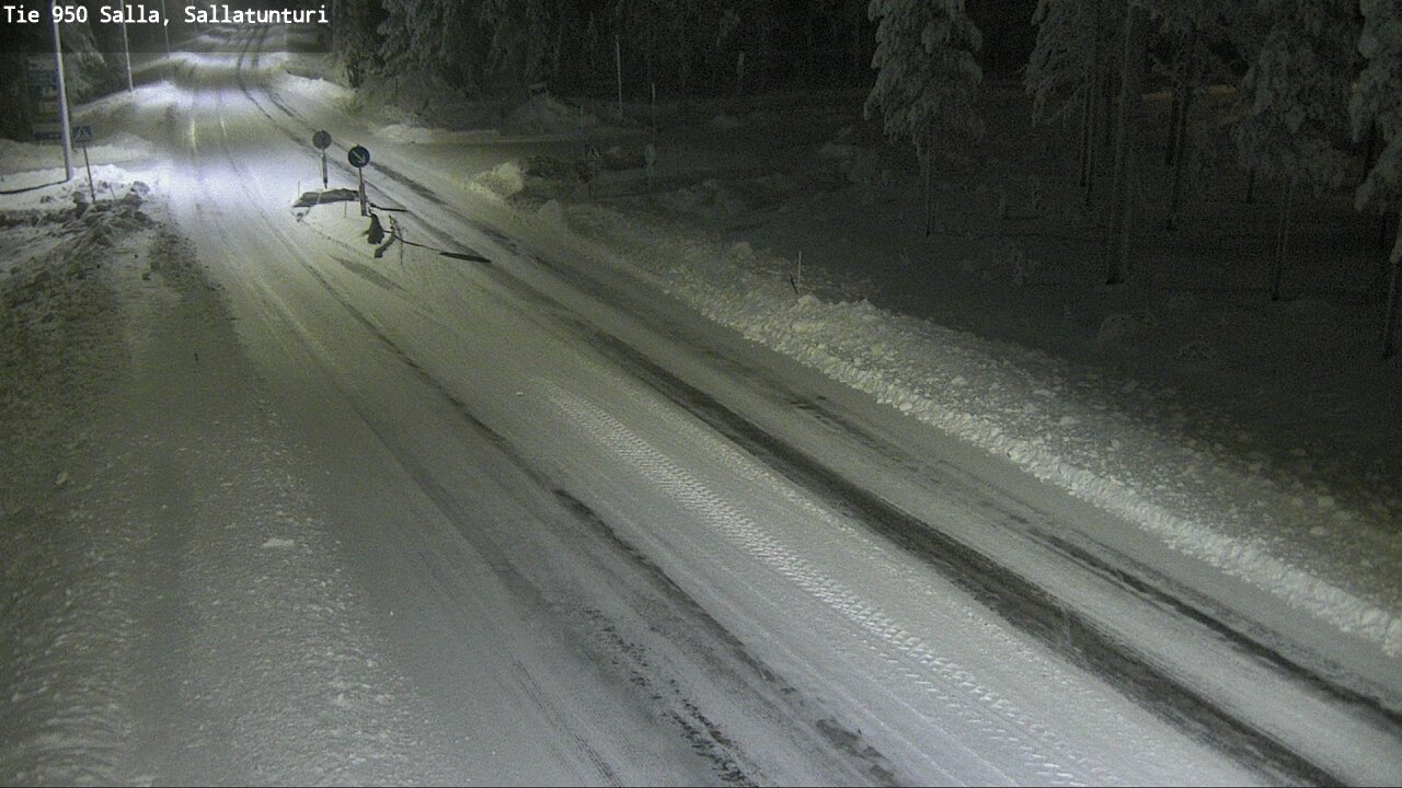 Kelikamerat Kuva Tie 950 Salla, Sallatunturi, Salla, Lappi