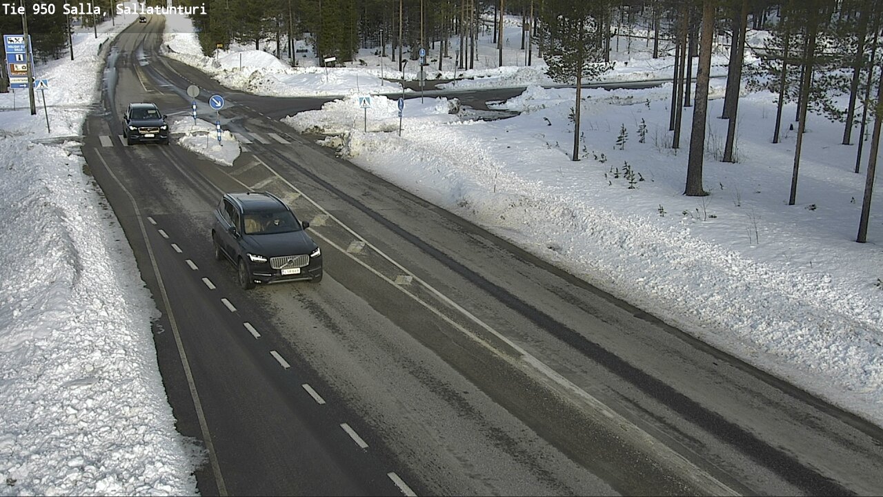 Weather Camera Image Road 950 Salla, Sallatunturi, Salla, Lappi
