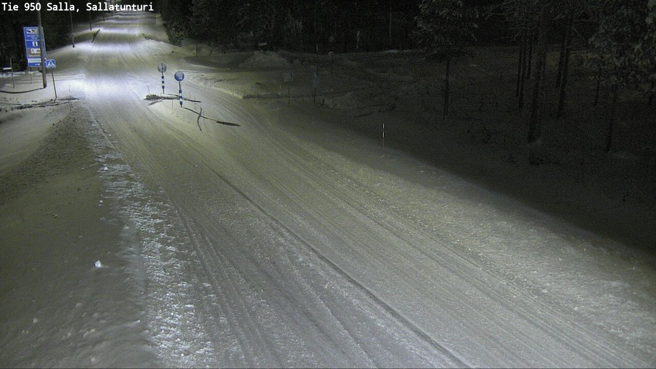 Weather Camera Image Road 950 Salla, Sallatunturi, Salla, Lappi