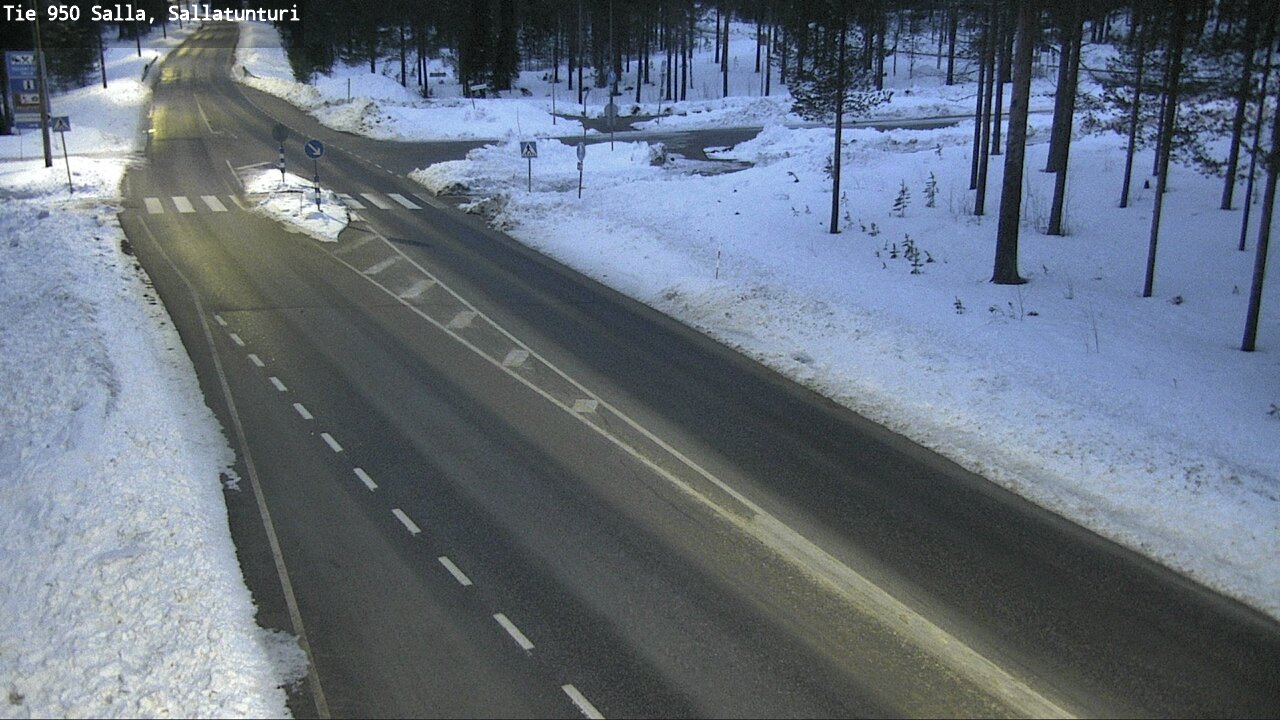 Kelikamerat Kuva Tie 950 Salla, Sallatunturi, Salla, Lappi