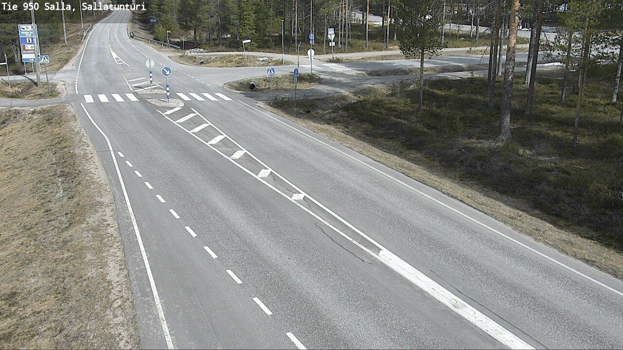 Weather Camera Image Väg 950 Salla, Sallatunturi, Salla, Lappi