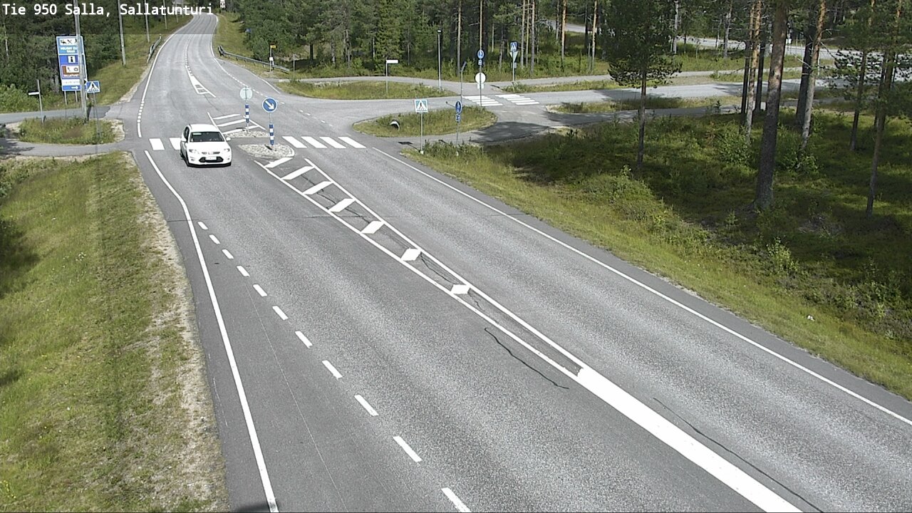 Weather Camera Image Väg 950 Salla, Sallatunturi, Salla, Lappi