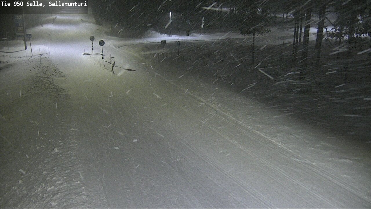 Weather Camera Image Road 950 Salla, Sallatunturi, Salla, Lappi