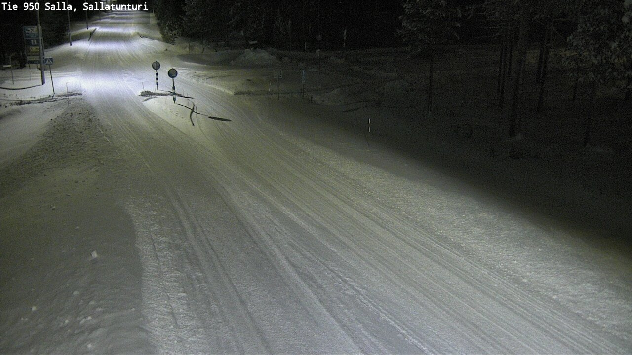 Weather Camera Image Road 950 Salla, Sallatunturi, Salla, Lappi