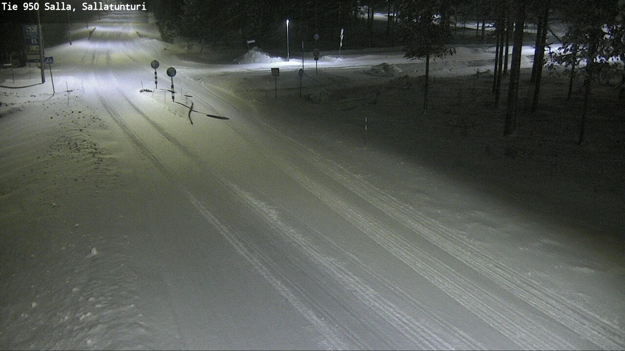 Weather Camera Image Road 950 Salla, Sallatunturi, Salla, Lappi