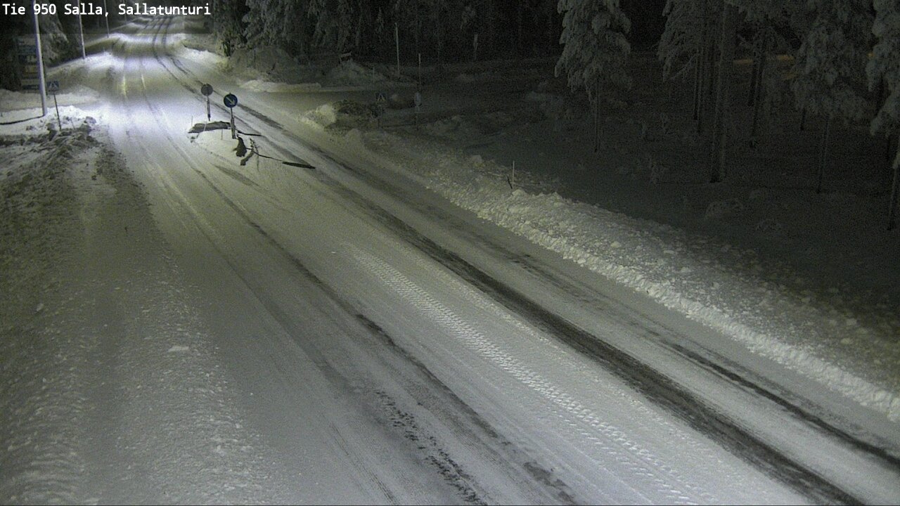 Kelikamerat Kuva Tie 950 Salla, Sallatunturi, Salla, Lappi