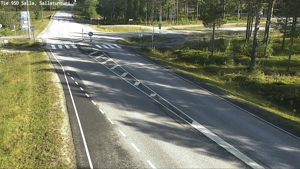 Weather Camera Image Väg 950 Salla, Sallatunturi, Salla, Lappi