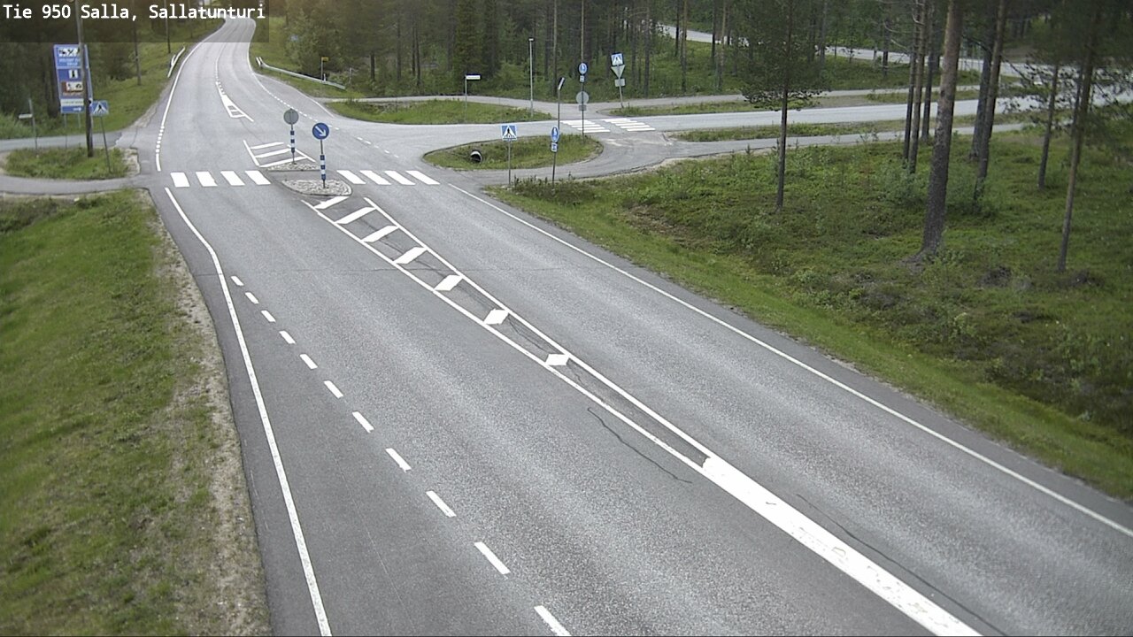Weather Camera Image Väg 950 Salla, Sallatunturi, Salla, Lappi