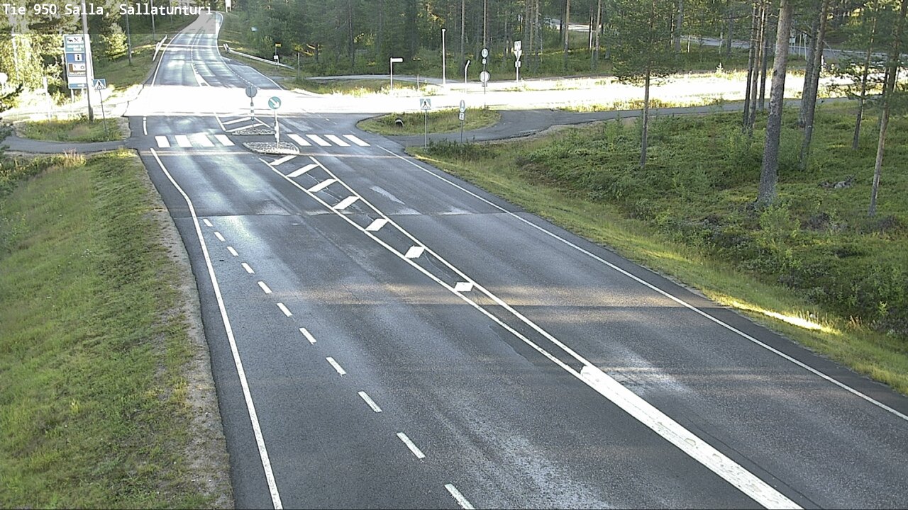Weather Camera Image Road 950 Salla, Sallatunturi, Salla, Lappi