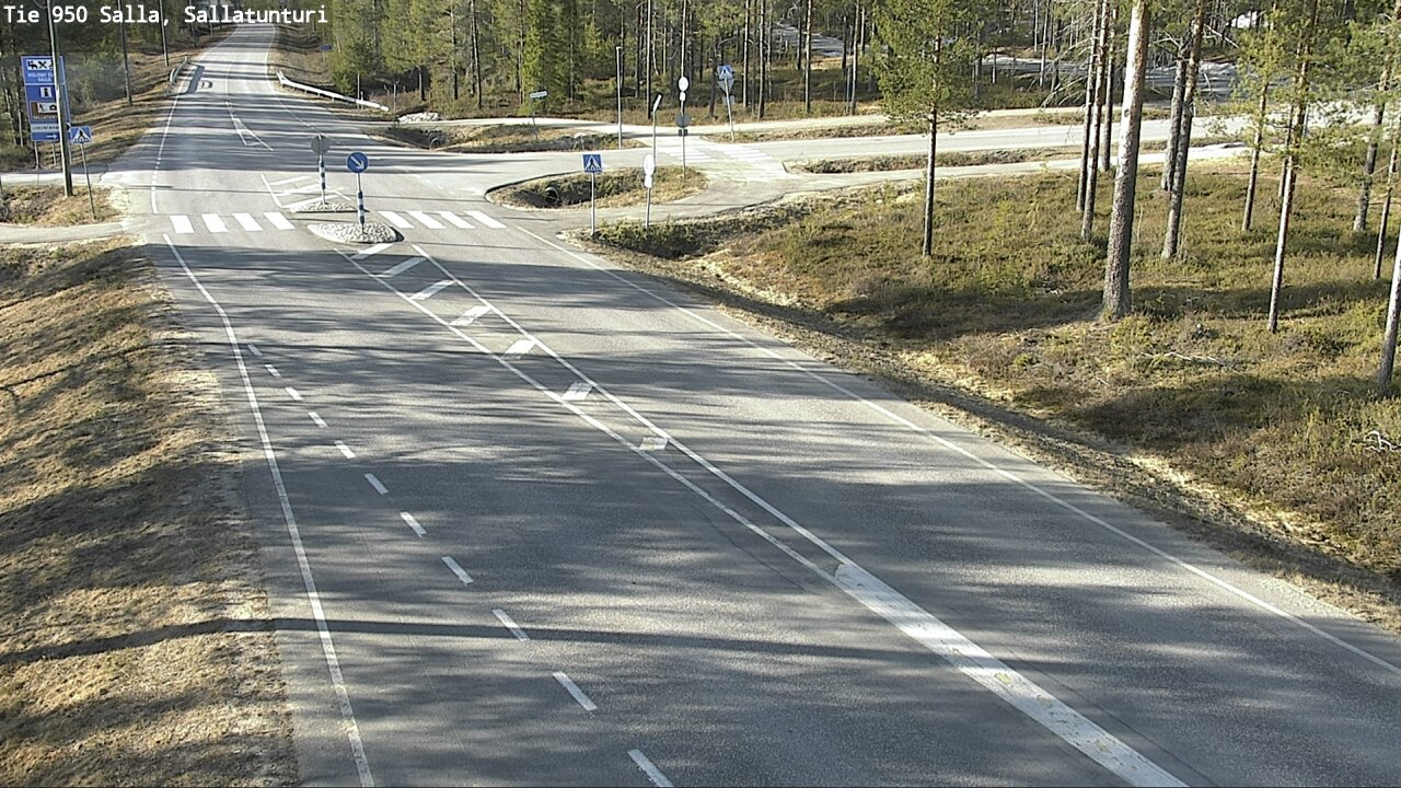 Weather Camera Image Väg 950 Salla, Sallatunturi, Salla, Lappi