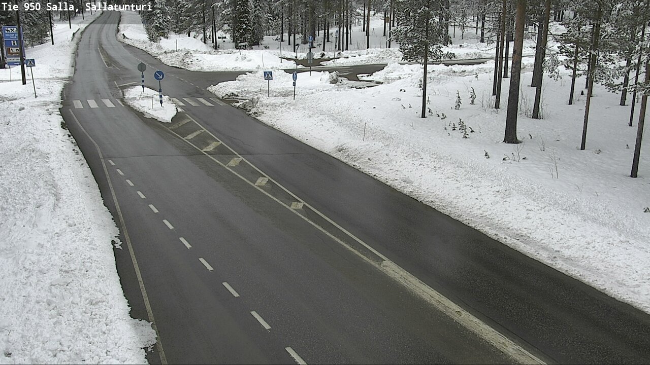 Kelikamerat Kuva Tie 950 Salla, Sallatunturi, Salla, Lappi