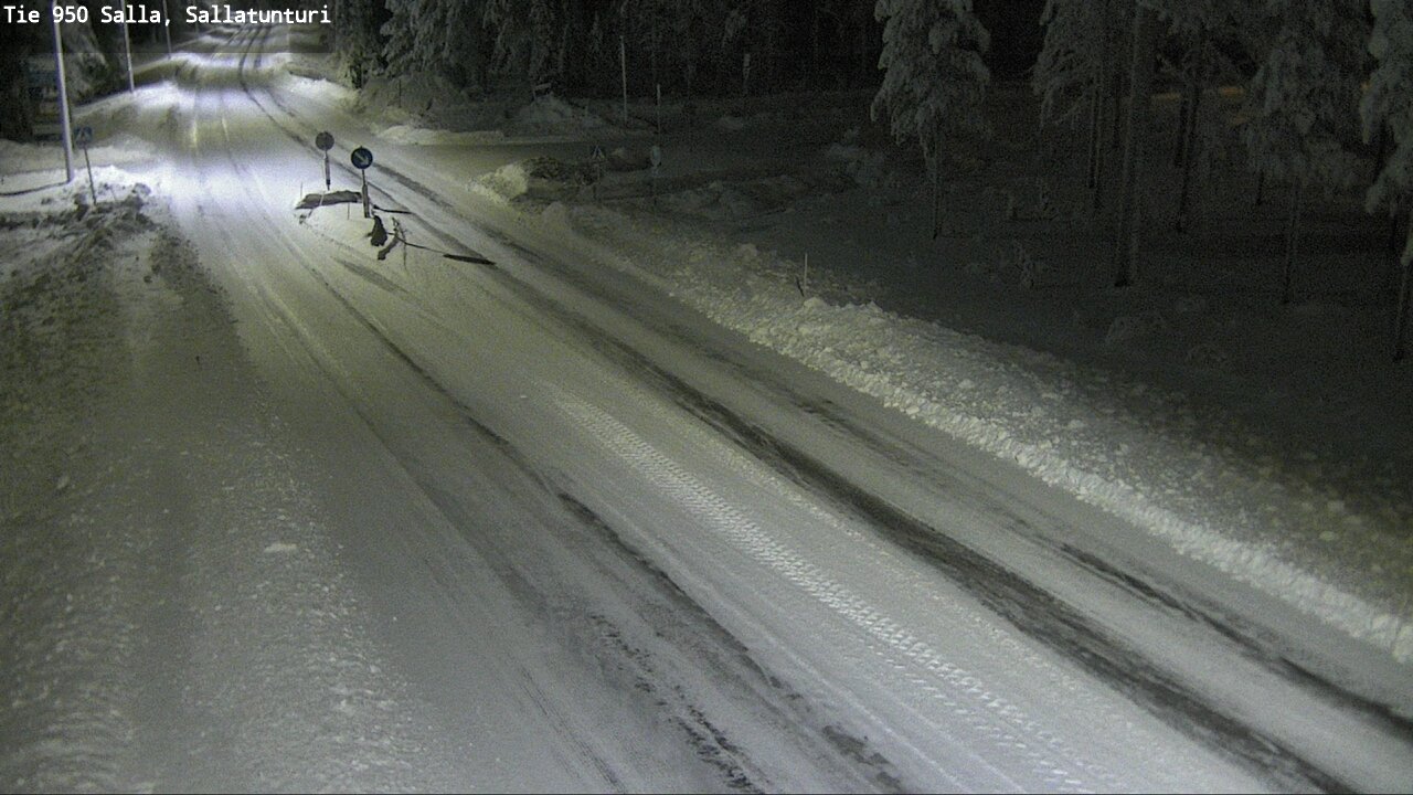 Kelikamerat Kuva Tie 950 Salla, Sallatunturi, Salla, Lappi