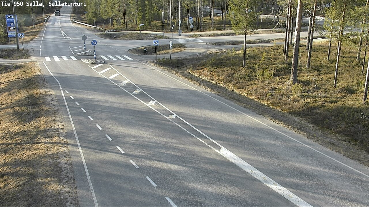 Weather Camera Image Väg 950 Salla, Sallatunturi, Salla, Lappi