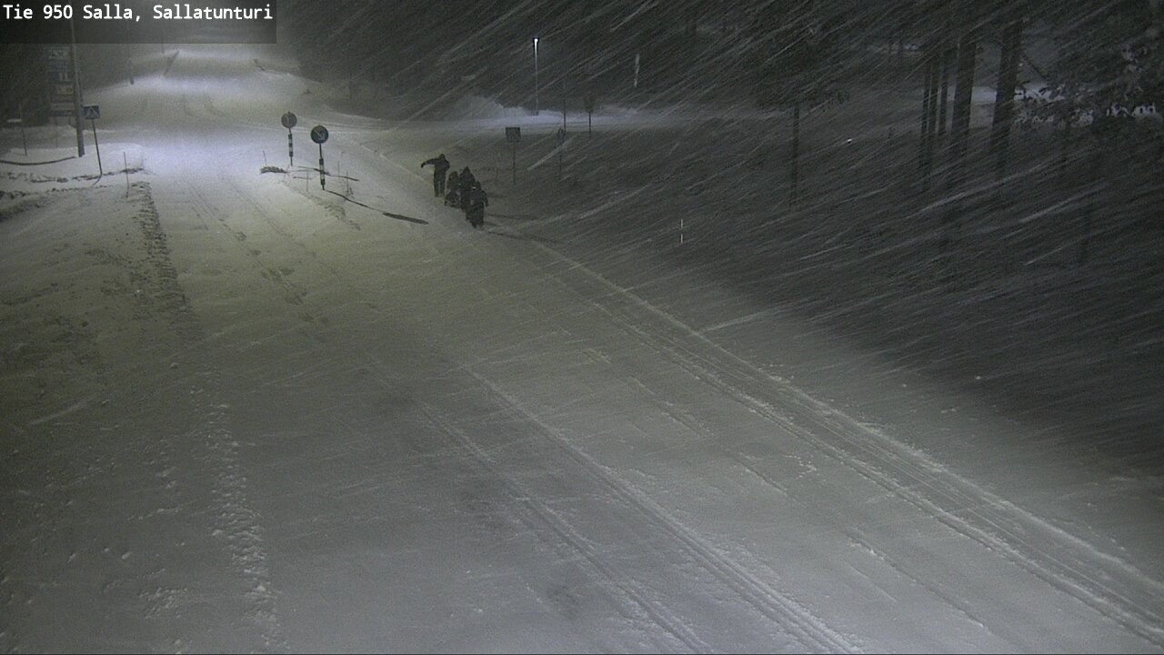 Weather Camera Image Road 950 Salla, Sallatunturi, Salla, Lappi