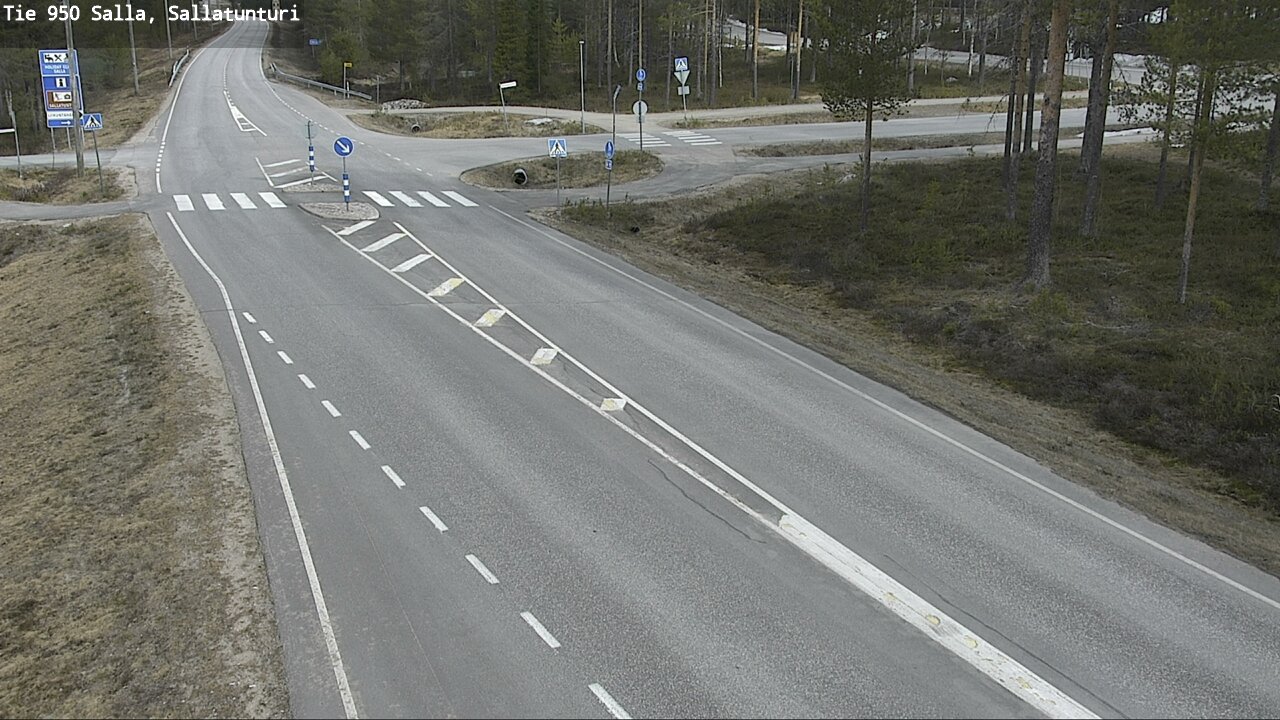 Weather Camera Image Väg 950 Salla, Sallatunturi, Salla, Lappi