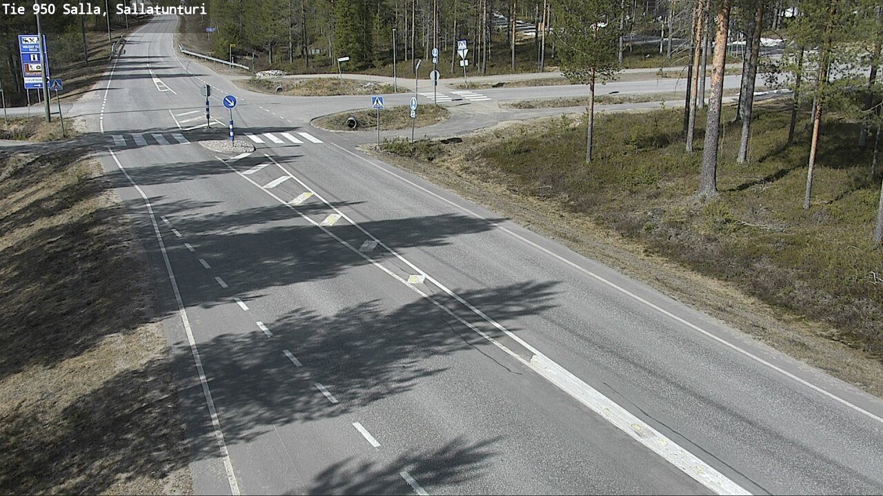 Weather Camera Image Väg 950 Salla, Sallatunturi, Salla, Lappi