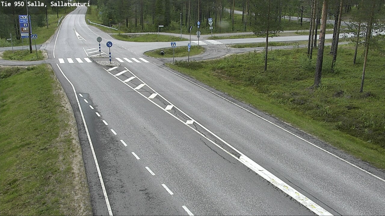 Weather Camera Image Väg 950 Salla, Sallatunturi, Salla, Lappi
