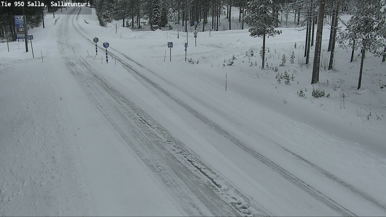 Kelikamerat Kuva Tie 950 Salla, Sallatunturi, Salla, Lappi