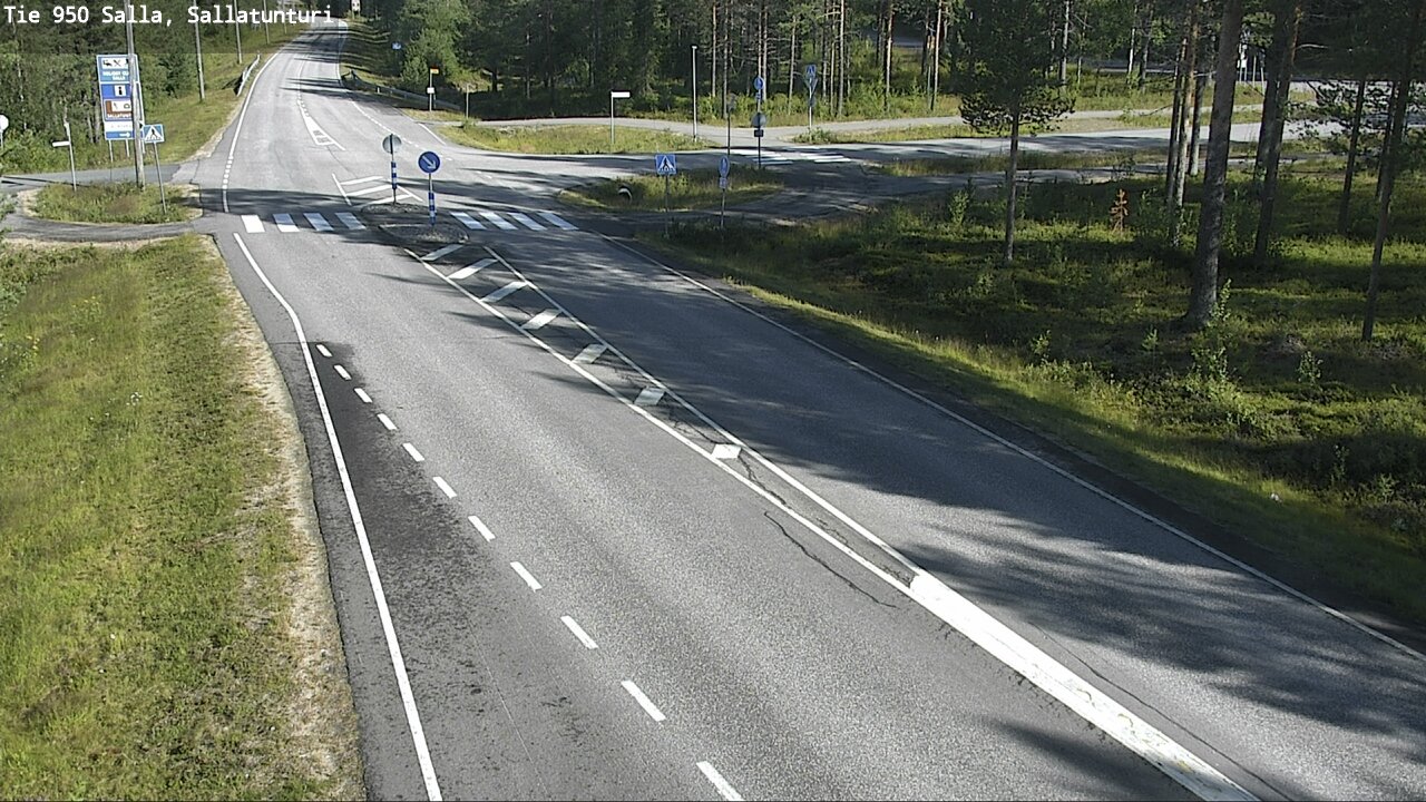 Weather Camera Image Väg 950 Salla, Sallatunturi, Salla, Lappi