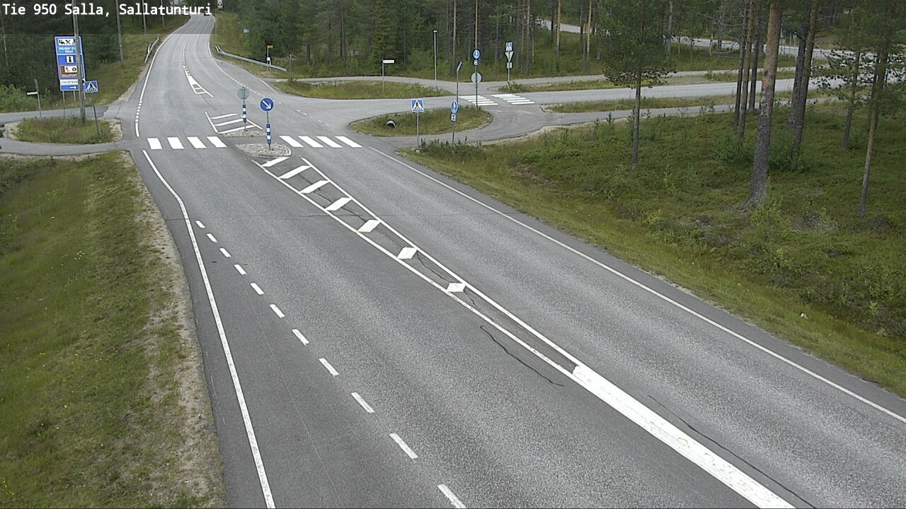 Weather Camera Image Väg 950 Salla, Sallatunturi, Salla, Lappi