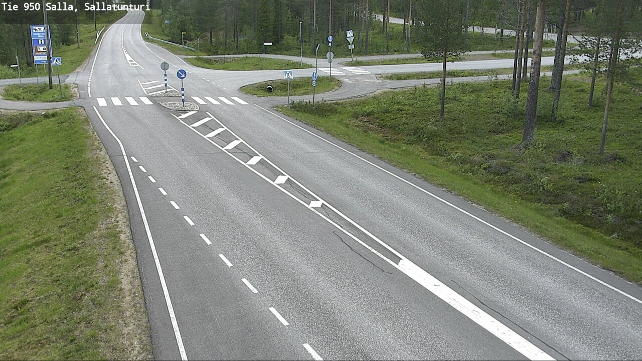 Weather Camera Image Väg 950 Salla, Sallatunturi, Salla, Lappi