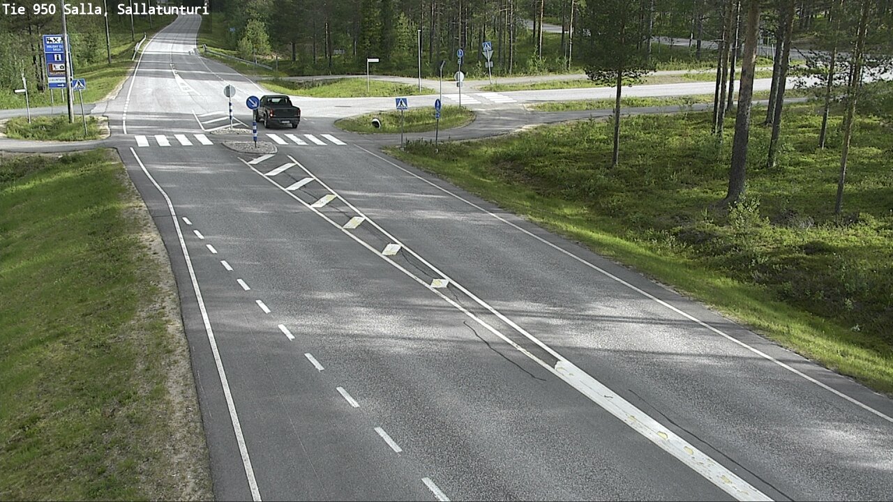 Weather Camera Image Väg 950 Salla, Sallatunturi, Salla, Lappi