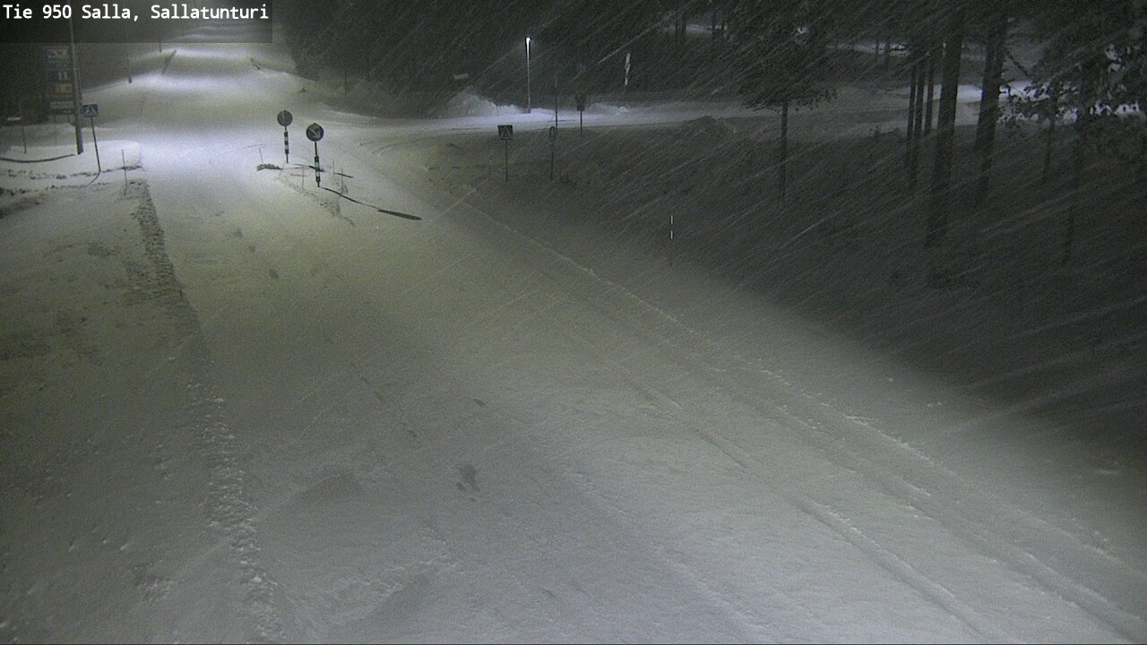 Weather Camera Image Road 950 Salla, Sallatunturi, Salla, Lappi