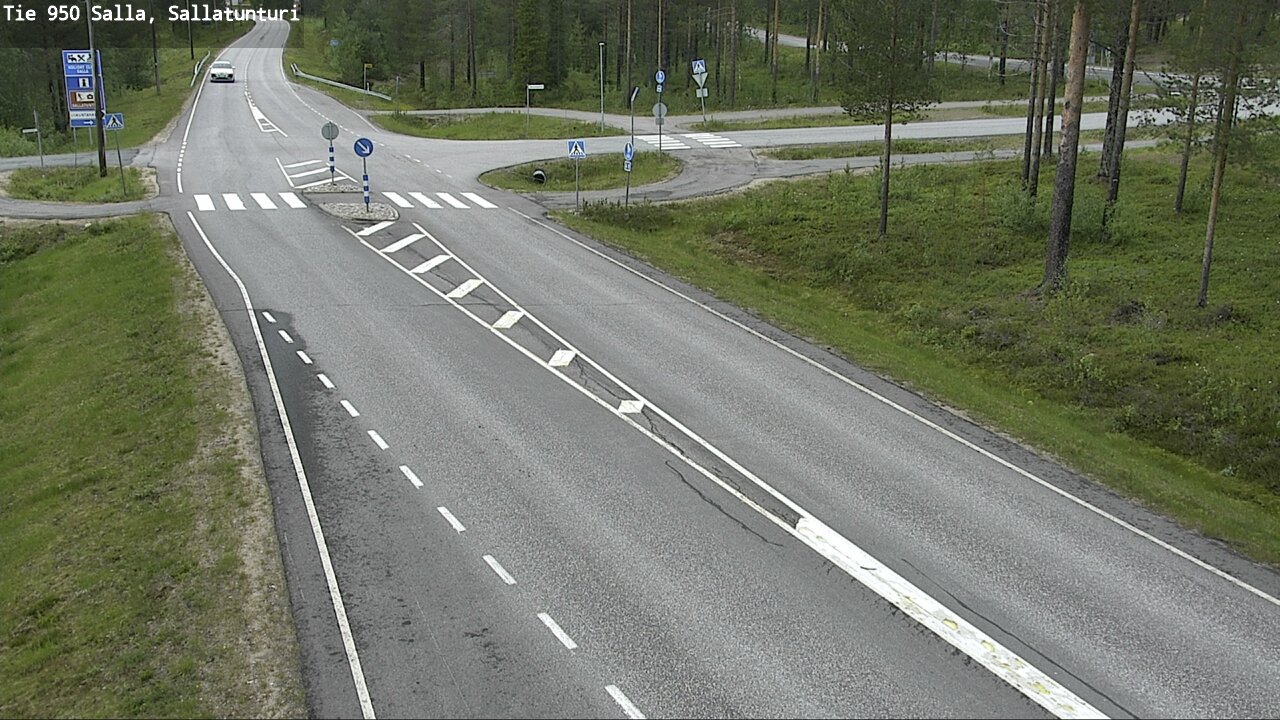 Weather Camera Image Väg 950 Salla, Sallatunturi, Salla, Lappi
