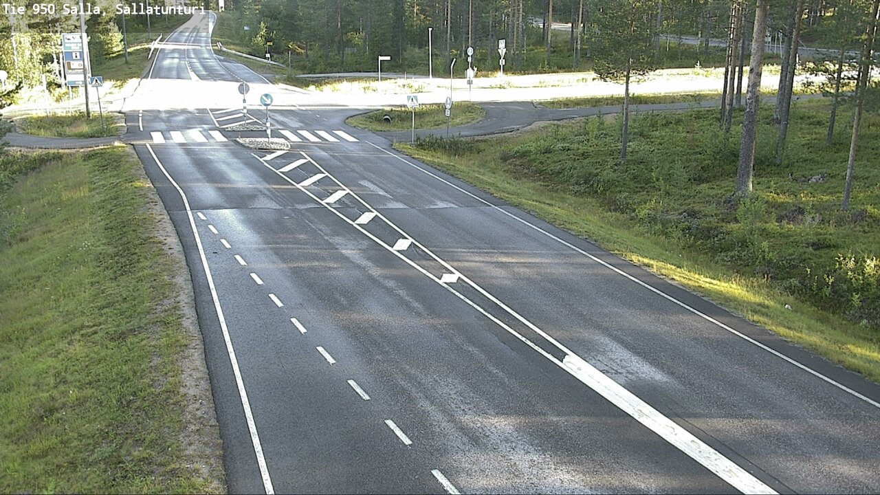 Weather Camera Image Road 950 Salla, Sallatunturi, Salla, Lappi