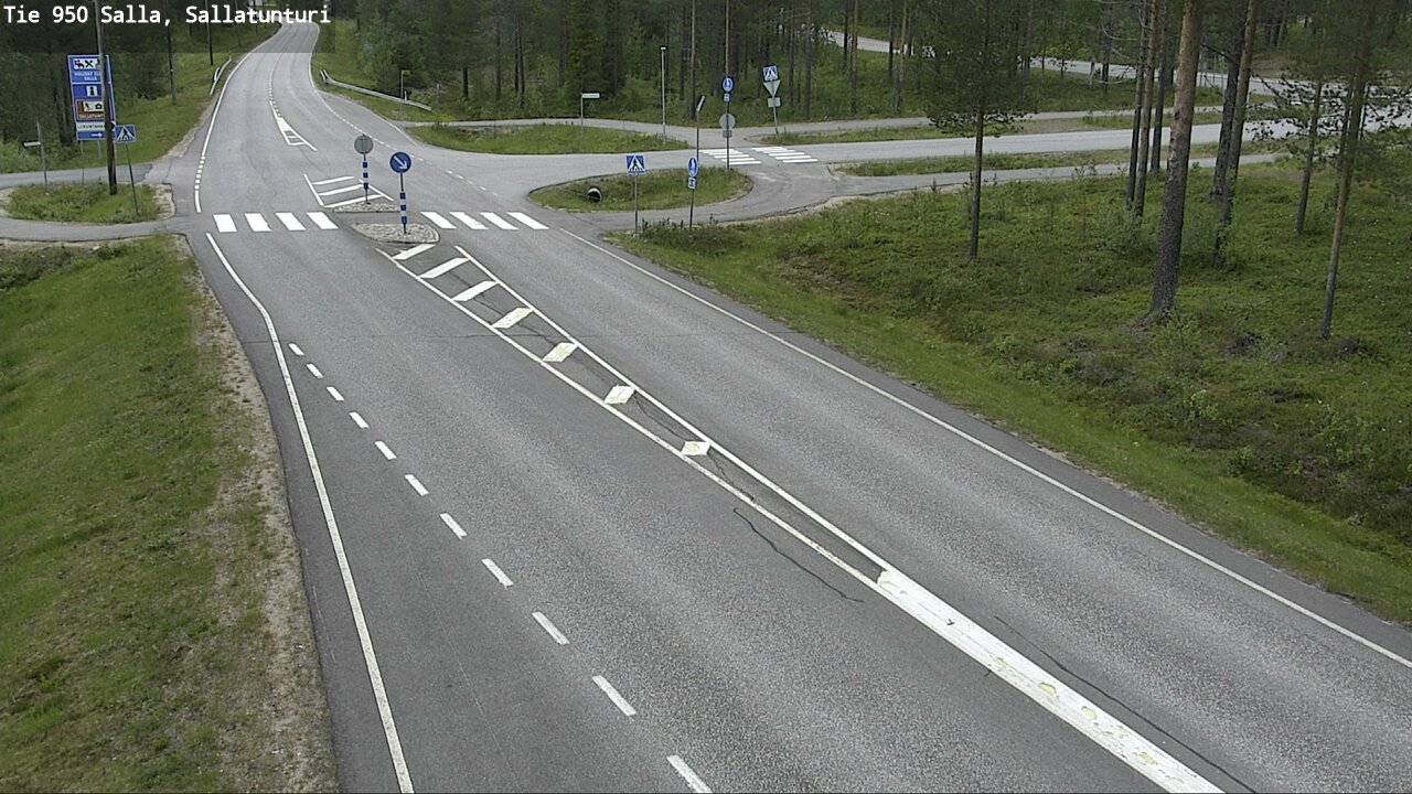 Weather Camera Image Väg 950 Salla, Sallatunturi, Salla, Lappi